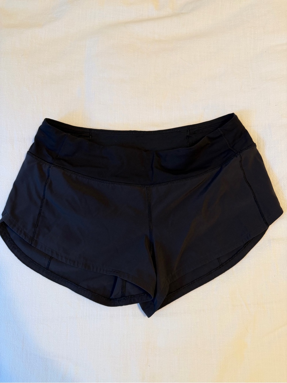 Lululemon Black Women’s Athletic Running Shorts- micro